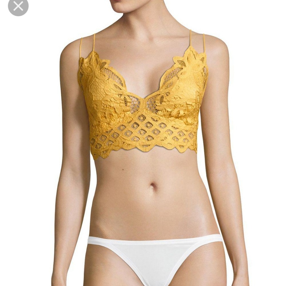 Free People one yellow Adella Bralette